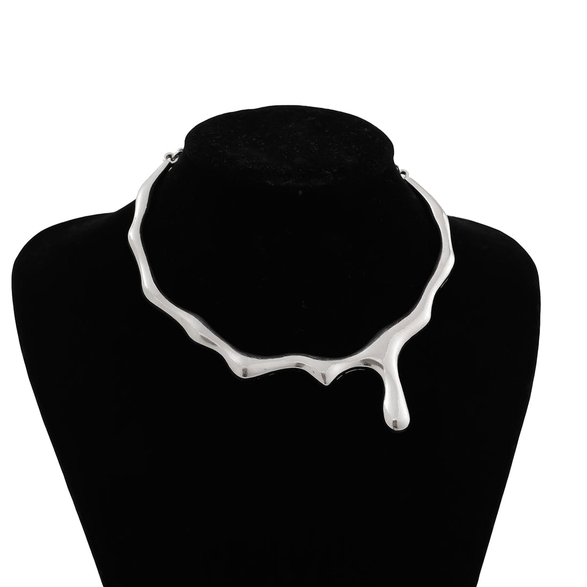 Geometric Minimalist Flow Waterdrop Collar Necklace