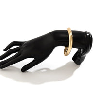 Thumbnail for Geometric Minimalist Glossy Curved Bangle Bracelet - ArtGalleryZen