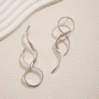 Thumbnail for Geometric Minimalist Twisted Ribbon Earrings