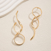 Thumbnail for Geometric Minimalist Twisted Ribbon Earrings