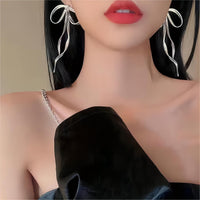 Thumbnail for Geometric Ribbon Dangle Earrings - ArtGalleryZen