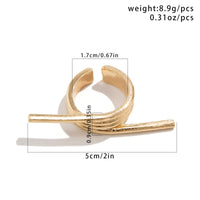 Thumbnail for Geometric Stylish Metal Spring Ring