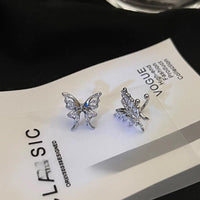 Thumbnail for Glitter CZ Inlaid Butterfly Ear Wrap Earrings - ArtGalleryZen
