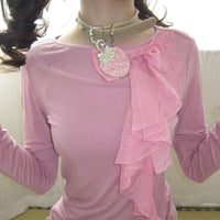 Thumbnail for Glitter Enamel Strawberry Pendant PU Leather Collar Choker Necklace - ArtGalleryZen