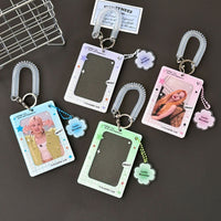 Thumbnail for Glitter Lucky Blessings Kpop Keychain Acrylic Photocard Holder - ArtGalleryZen