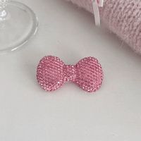 Thumbnail for Glitter Rhinetone Bowknot Hair Clip