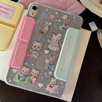 Thumbnail for Glitter Sylvanian Families Magnetic Detachable iPad Case - ArtGalleryZen