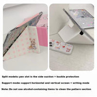 Thumbnail for Glitter Sylvanian Families Magnetic Detachable iPad Case - ArtGalleryZen