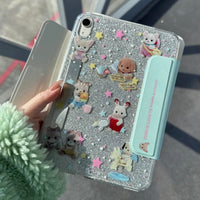 Thumbnail for Glitter Sylvanian Families Magnetic Detachable iPad Case - ArtGalleryZen