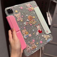 Thumbnail for Glitter Sylvanian Families Magnetic Detachable iPad Case - ArtGalleryZen