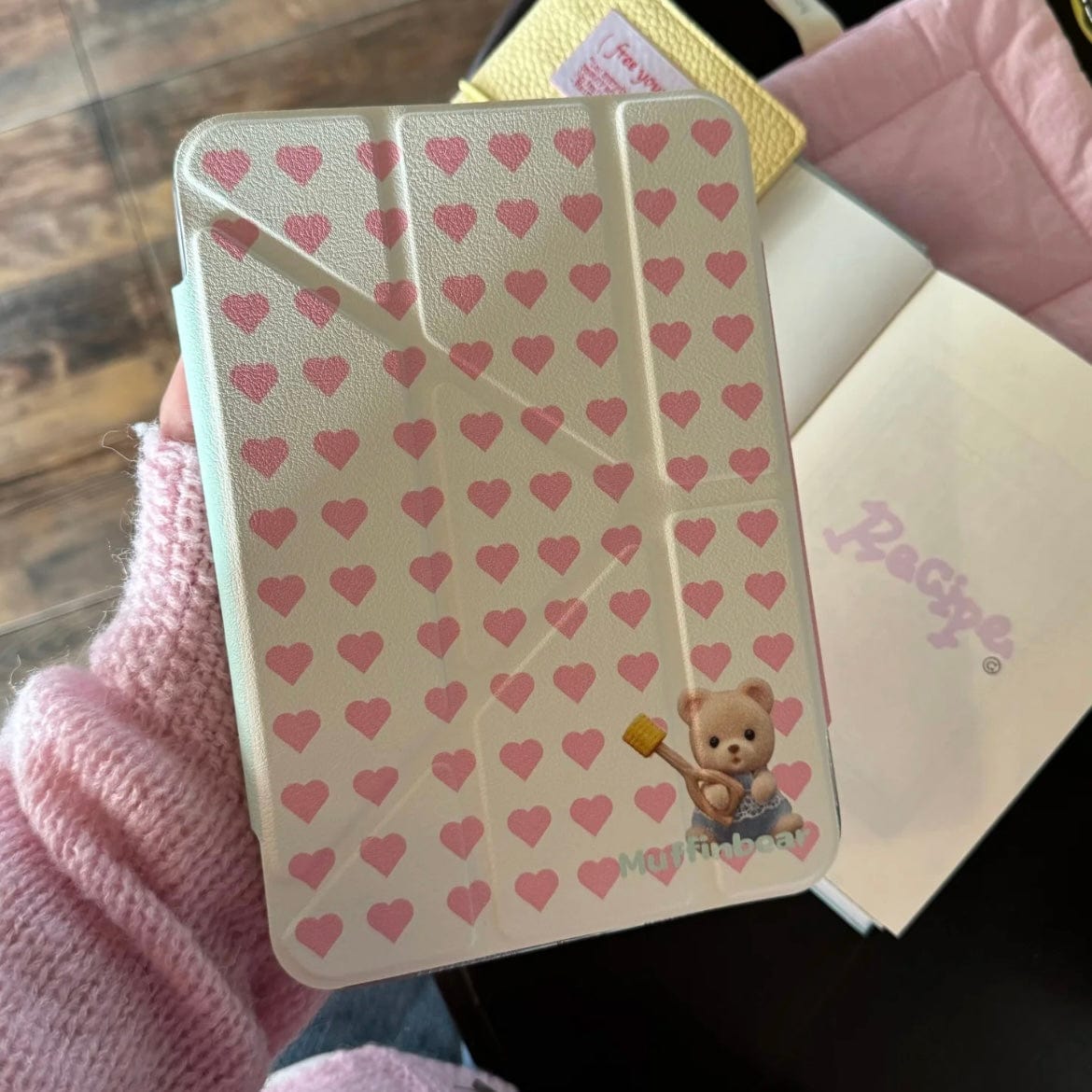 Glitter Sylvanian Families Magnetic Detachable iPad Case - ArtGalleryZen