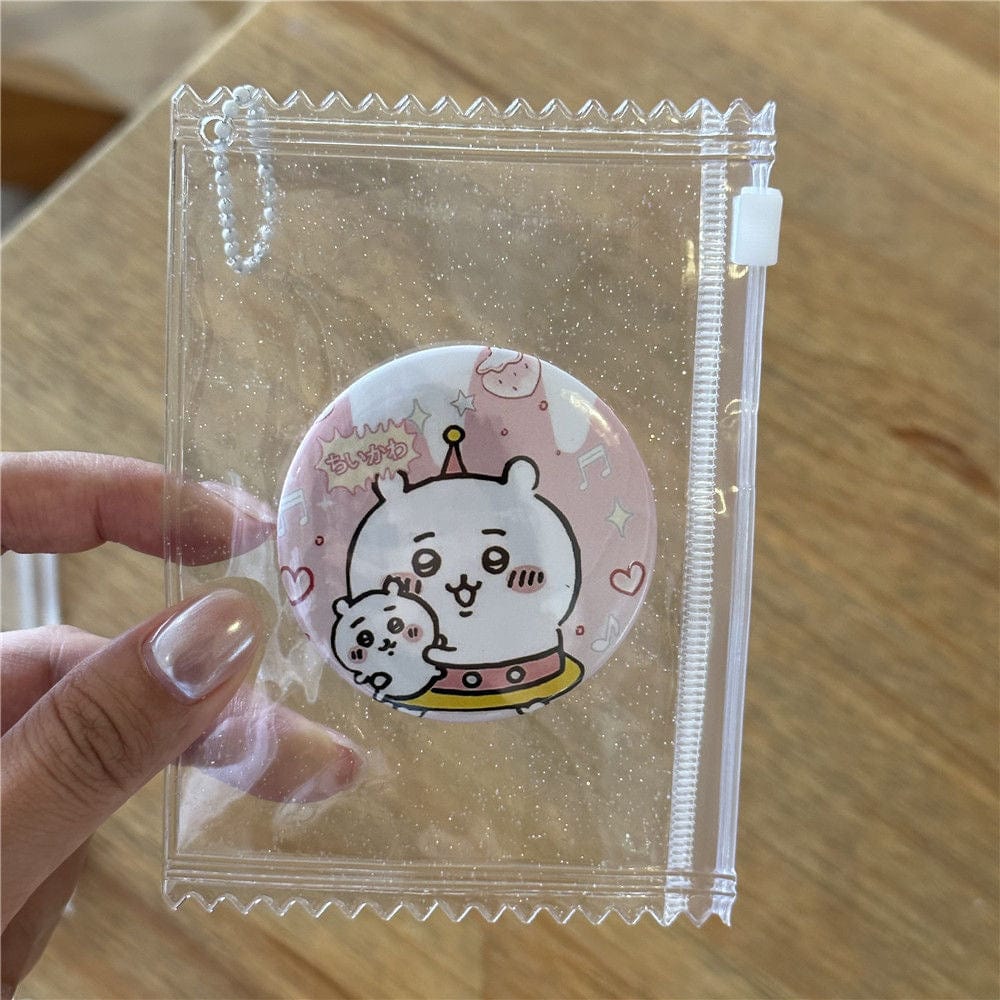 Glitter Transparent Candy Bag Kpop Keychain Photocard Holder - ArtGalleryZen