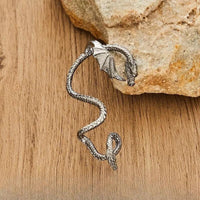 Thumbnail for Gothic Antique Dragon Ear Cuff Climber Crawler Wrap Earring