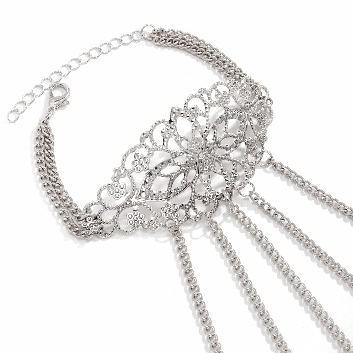 Gothic Five Finger Armor Nails Mittens Bracelet - ArtGalleryZen