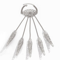 Thumbnail for Gothic Five Finger Armor Nails Mittens Bracelet - ArtGalleryZen