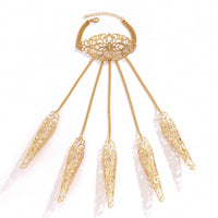 Thumbnail for Gothic Five Finger Armor Nails Mittens Bracelet - ArtGalleryZen