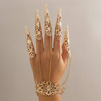Thumbnail for Gothic Five Finger Armor Nails Mittens Bracelet - ArtGalleryZen