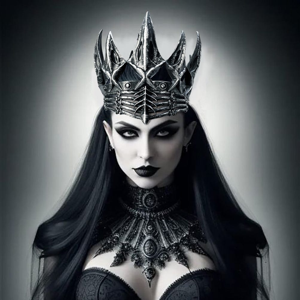 Gothic Halloween Party Headwear Cosplay Crown - ArtGalleryZen