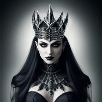 Thumbnail for Gothic Halloween Party Headwear Cosplay Crown - ArtGalleryZen