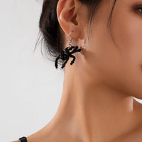Thumbnail for Gothic Layered Crystal Beaded Spider Necklace Earrings - ArtGalleryZen