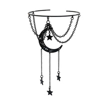 Thumbnail for Gothic Layered Moon Star Tassel Arm Cuff