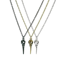 Thumbnail for Gothic Layered Pointy-Mouthed Skull Pendant Necklace Set - ArtGalleryZen
