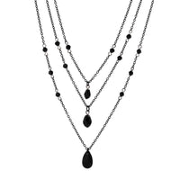 Thumbnail for Gothic Layered Waterdrop Pendant Cable Chain Choker Necklace Set - ArtGalleryZen