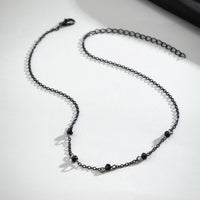 Thumbnail for Gothic Rhinestone Cable Chain Necklace - ArtGalleryZen