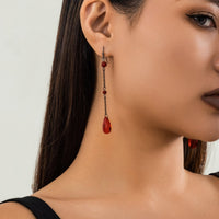 Thumbnail for Gothic Rhinestone Waterdrop Dangle Earrings - ArtGalleryZen