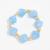 Thumbnail for Gradient Irregular Resin Beaded Necklace Bracelet - ArtGalleryZen