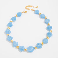 Thumbnail for Gradient Irregular Resin Beaded Necklace Bracelet - ArtGalleryZen