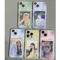 Thumbnail for Gradient Transparent Kpop Photocard Polaroid iPhone Case - ArtGalleryZen