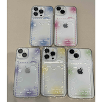 Thumbnail for Gradient Transparent Kpop Photocard Polaroid iPhone Case - ArtGalleryZen