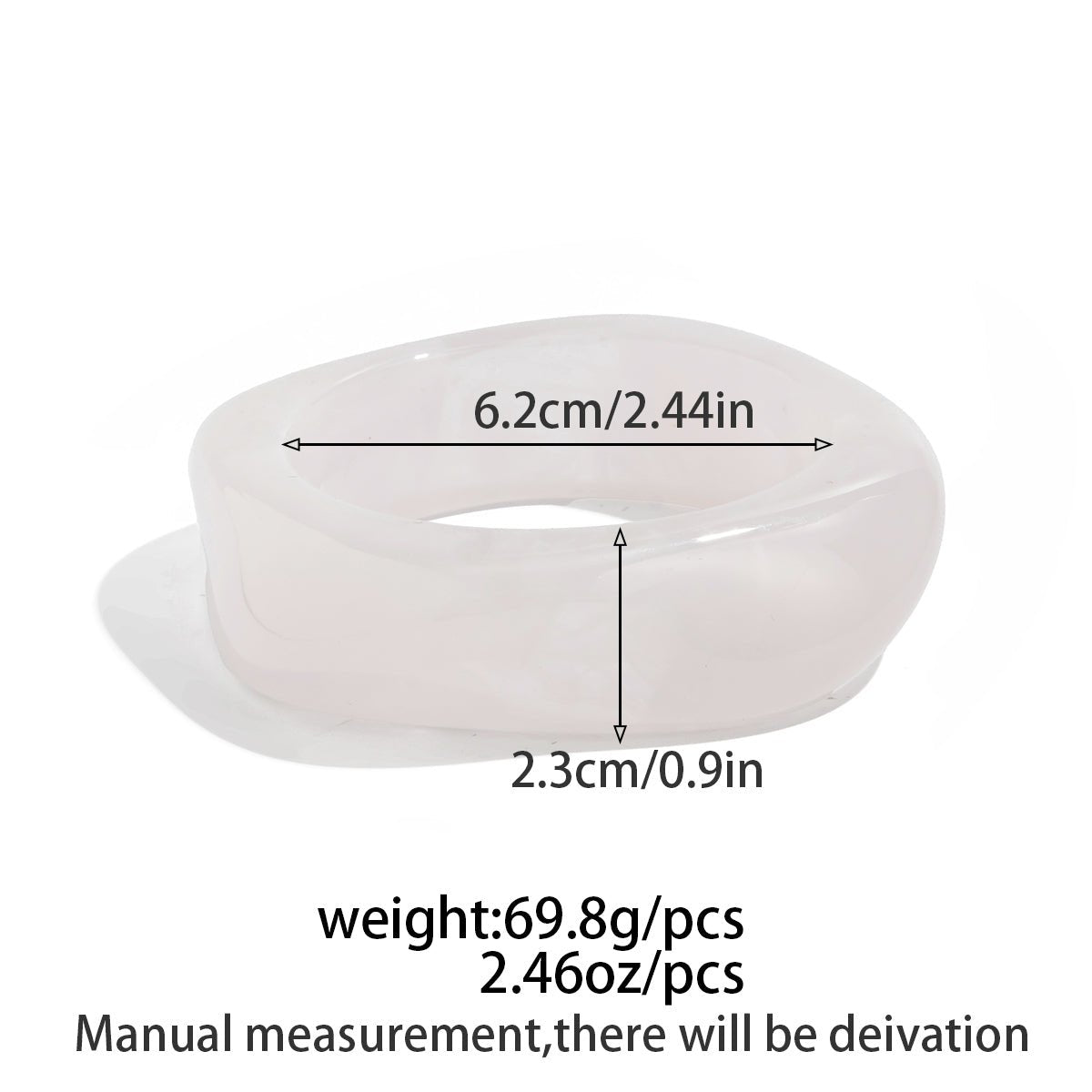 Green Silver Foil Square Resin Bangle Bracelet - ArtGalleryZen