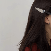 Thumbnail for Halloween Funny Knife Shape Hair Clip - ArtGalleryZen