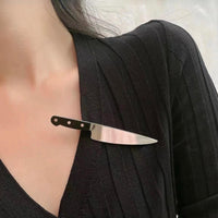 Thumbnail for Halloween Funny Knife Shape Hair Clip