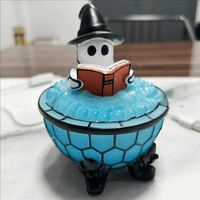 Thumbnail for Halloween Ghost Bubble Bath Tiffany Lamp Night Light - ArtGalleryZen