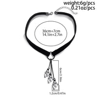 Thumbnail for Halloween Ghost Pendant Velvet Necklace - ArtGalleryZen