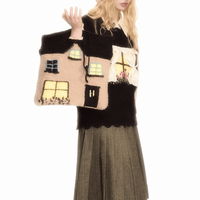 Thumbnail for Handmade Cottage Knitted Tote Bag - ArtGalleryZen