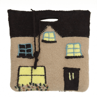 Thumbnail for Handmade Cottage Knitted Tote Bag - ArtGalleryZen