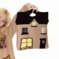 Thumbnail for Handmade Cottage Knitted Tote Bag - ArtGalleryZen