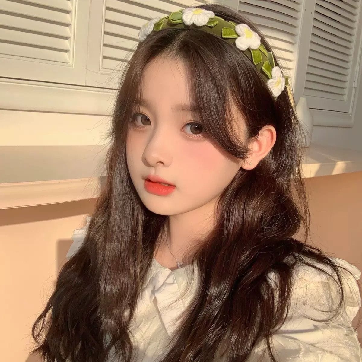 Handmade Crochet Flower Hair Band - ArtGalleryZen