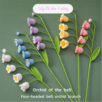 Thumbnail for Handmade Crochet Lily Of The Valley Flower - ArtGalleryZen