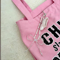 Thumbnail for Handmade Crystal Seed Bead Pearl Dance Theatrical Phone Strap - ArtGalleryZen