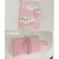 Thumbnail for Handmade Cute Korilakkuma A5 A6 Fabric Binder Cover - ArtGalleryZen