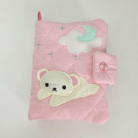 Thumbnail for Handmade Cute Korilakkuma A5 A6 Fabric Binder Cover - ArtGalleryZen