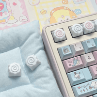 Thumbnail for Handmade Cute Narutomaki DIY Keyboard Accessories Resin Keycap - ArtGalleryZen