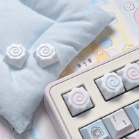 Thumbnail for Handmade Cute Narutomaki DIY Keyboard Accessories Resin Keycap - ArtGalleryZen