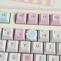Thumbnail for Handmade Cute Narutomaki DIY Keyboard Accessories Resin Keycap - ArtGalleryZen