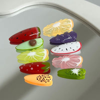 Thumbnail for Handmade Fruit Party 3D Press on Nails False Nail - ArtGalleryZen